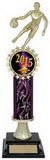 Custom Tiger Star Column Trophy Award, 13.5