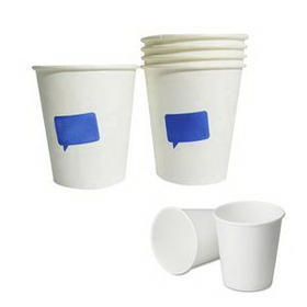 Custom 9oz. Hot/Cold Paper Cups, 3 3/8" H x 3 3/4" D