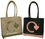 Custom All Natural Economy Tote with Rope Handles (15"x13-1/2"x6"), Price/piece