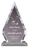 Blank Optical Crystal Diamond Award (6 1/4
