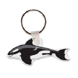 Custom Killer Whale Animal Key Tag