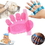 Custom Pet Massage Bath Brush & Gloves, 5 1/6" L x 4 3/8" W, Price/piece