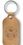 Custom Nubuck Collection Small Rectangular Riveted Key Tag (1 1/2"x3 1/4"), Price/piece