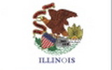 Custom Nylon Illinois State Indoor/ Outdoor Flag (4'x6')