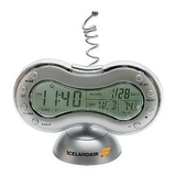 Custom Fm Scanner Radio & Alarm Clock W/ Weather Station, 3 3/4