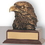 Custom Brass Electroplated Eagle Head Trophy (6 1/2"), Price/piece