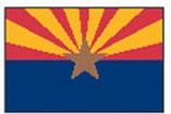 Custom Nylon Arizona State Indoor/ Outdoor Flag (3'x5')