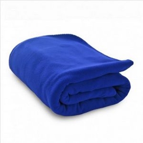Blank Twin And Cot Fleece Blanket - Royal, 60" W X 90" L