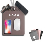 Custom Wireless Charging Mouse pad with Phone Stand, 10 7/10