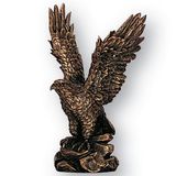 Blank Antique Brass Resin Eagle Trophy W/1/4