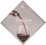 Custom 2 Pack Dropstop Wine Pourer W/ Grape Motif & Solid Rack Card, 3