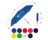 Custom 3-sections Auto Open Umbrella