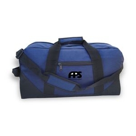 Custom Two Tone Duffle Bag, Travel Bag, Gym Bag, Carry on Luggage Bag, Weekender Bag, Sports bag, 21" L x 11" W x 11" H