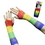 Blank Rainbow Fishnet Fingerless Gloves, Price/piece