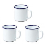 Custom 17 oz Enamel Ceramic Mug