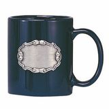Custom Blue Coffee Mug w/Casting