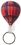 Custom Hot Air Balloon Key Tag, Price/piece