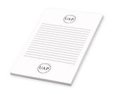 25 Sheet Non Sticky Notepad - 1 Color (5 3/4