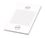 25 Sheet Non Sticky Notepad - 1 Color (5 3/4"x8"), Price/piece