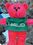 Custom 6" Thrifty Bear Stuffed Pink Bear, Price/piece