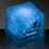 Custom 1 3/8" Blue Lited Ice Cube, Price/piece