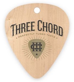 Custom 2" - Promotional Wood Guitar Picks - Color Printed - Made in USA