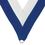 Blank Blue/White Grosgrain Imported V Neck Ribbon - Medal Holder (32"x1 3/8"), Price/piece