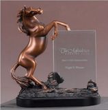 Custom Victorious Horse Award w/ Clear Panel (8.5
