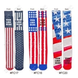 Custom Flag Design 24 inch Knee High Tube Socks, 24