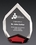 Custom Red Acrylic Marquis Award (6"x8"), Price/piece