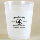 Custom 5 Oz. Frost Flex Plastic Cup (Silk Screen Printing)