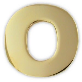 Blank Gold O Pin, 3/4" W