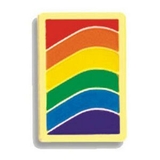 Custom Service Lapel Pin Rainbow