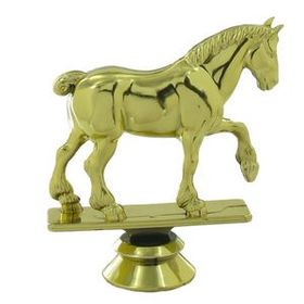Blank Trophy Figure (Draft Horse), 4" H