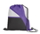 Custom Tri-Color Drawcord Bag, 210D Polyester, 14" W x 16.5" H, Price/each