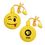 Custom Emoji Style Bubble Necklace, 2 1/2" Diameter, Price/piece