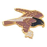 Hawk Mascot EM Series Pin