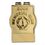 Custom Money/ Credential Clips/ Polished Highlights Gold Plate, Price/piece