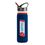 Custom Van Metro Sport Bottle W/ Sleeve & Flip Top Lid - 1 Color, 10.625" H X 2.875" Diameter, Price/piece