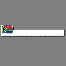 12" Ruler W/ Full Color Flag Of South Africa