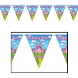 Custom Princess Happily Ever After Pennant Banner, 10