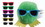 Custom Color Framed Sunglasses with Weepul, Price/piece