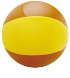 Custom Inflatable Yellow & Brown Beach Ball (16