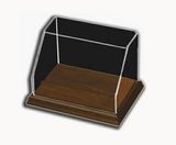 Custom Rectangular Angled-Front Box Case W/ Hardwood Base (6 1/2
