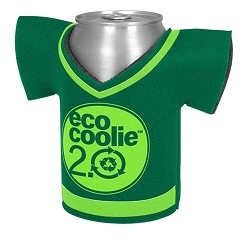 Custom Eco Shirt Coolie Bottle Cover (1 Color), 1/8" Thick
