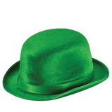 Custom Green Vel Felt Derby Hat