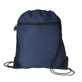 Custom Mesh Pocket Drawstring Backpack, 14" W x 16.5" H