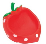 Custom Rubber Strawberry Shaped Cell Phone/ Accessory Holder