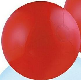 Custom 20" Inflatable Solid Red Beach Ball