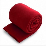 Blank Fleece Throw Blanket - Red (50